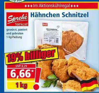 Norma Hähnchen Schnitzel Sprehe Angebot