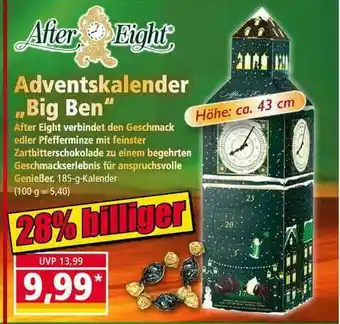 Norma After Eight Adventskalender „big Ben” Angebot