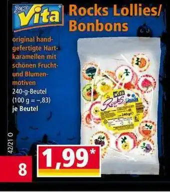 Norma Vita Rocks Lollies Oder Bonbons Angebot