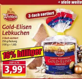 Norma Wicklein Gold-elisen Lebkuchen Angebot