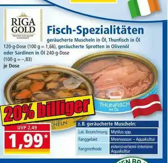 Norma Riga Gold Fisch-spezialitäten Angebot