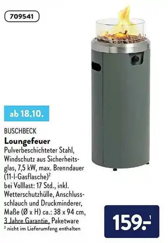 Aldi Nord Buschbeck Loungefeuer Angebot