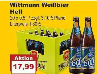 Bilgro Wittmann Weißbier Hell Angebot