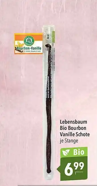 CITTI Markt Lebensbaum Bio Bourbon Vanille Schote Angebot