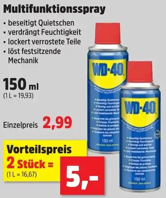 Thomas Philipps WD-40 Multifunktionsspray 150 ml Angebot