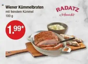 V Markt RADATZ Wiener Kümmelbraten mit feinstem Kümmel 100 g Angebot