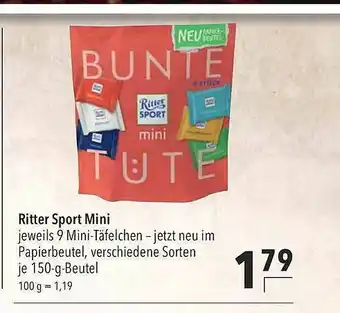 CITTI Markt Ritter Sport Mini Angebot