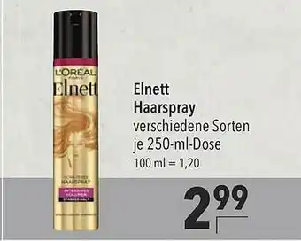 CITTI Markt Elnett Haarspray Angebot