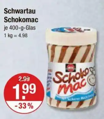 V Markt Schwartau Schokomac je 400-g-Glas Angebot