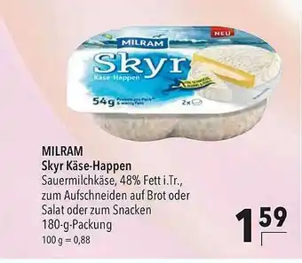 CITTI Markt Milram Skyr Käse-happen Angebot