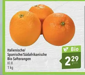 CITTI Markt Bio Saftorangen Angebot