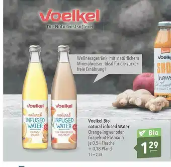 CITTI Markt Voelkel Bio Natural Infused Water Angebot