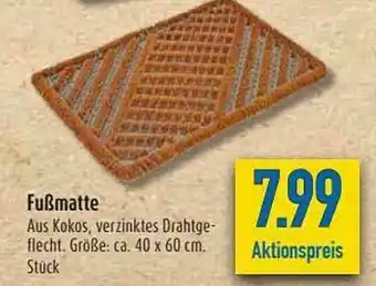 diska Fußmatte Angebot