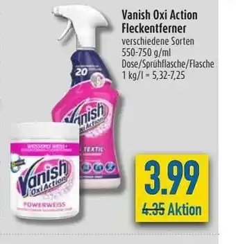 diska Vanish Oxi Action Fleckentferner Angebot