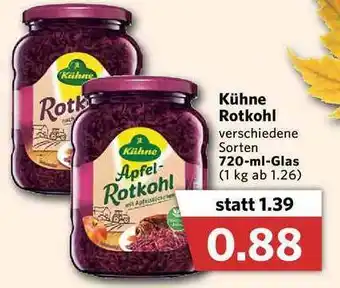 Combi Kühne Rotkohl Angebot