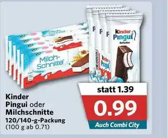 Combi Kinder Pingui Oder Milchnitte Angebot