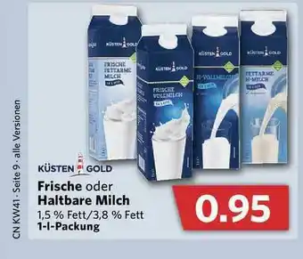 Combi Frische Oder Haltbare Milch Angebot