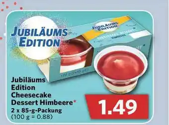 Combi Jubiläums Edition Cheesecake Dessert Himbeere Angebot