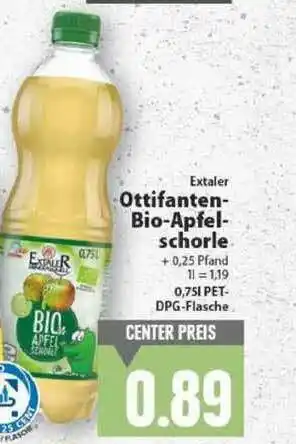 E-Center Ottifanten Bio-apfelschorle Angebot