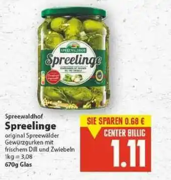 E-Center Spreelinge Spreewaldhof Angebot