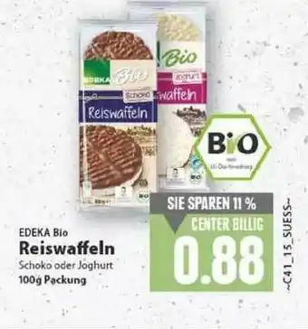 E-Center Edeka Bio Reiswaffeln Angebot