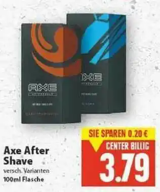 E-Center Axe After Shave Angebot