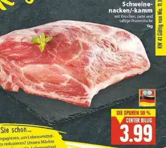 E-Center Schweinenacken Oder -kamm Angebot