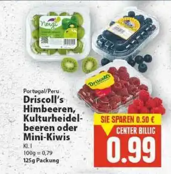 E-Center Driscoll's Himbeeren, Kulturheidelbeeren Oder Mini-kiwis Angebot