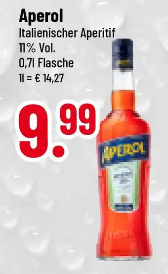 trinkgut Aperol Italienischer Aperitif 700ml Angebot