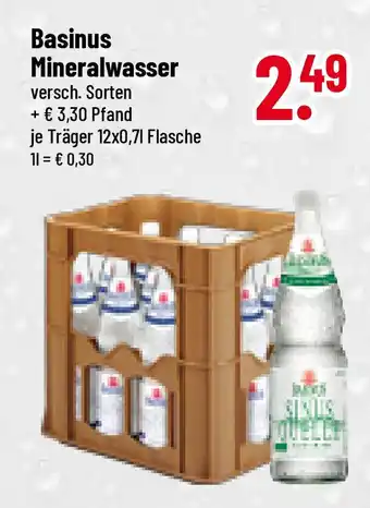 trinkgut Basinus Mineralwasser 12*700ml Angebot