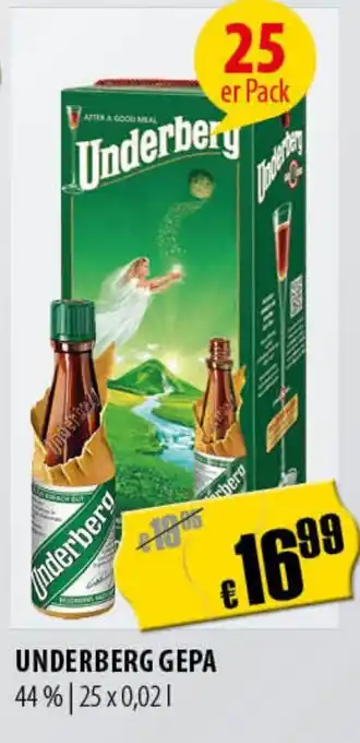 FreeOneShop UNDERBERG GEPA 44 % 25 x 0,02L Angebot