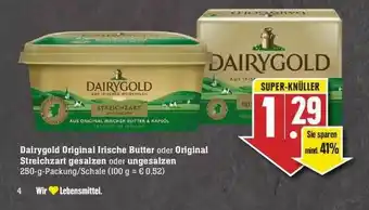 Edeka Dairygold Original Irische Butter Oder Original Streichzart Gesalzen Oder Ungesalzen Angebot