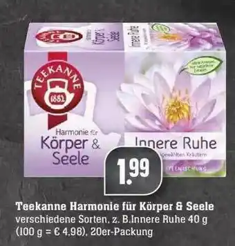 Edeka Teekanne Harmonie Für Körper & Seele Angebot