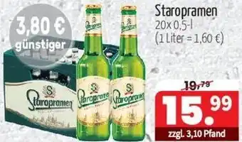 Getränke Quelle Staropramen 20x0,5 L Angebot