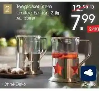 Zurbrüggen Teeglasset Stern Limited Edition Leonardo Angebot