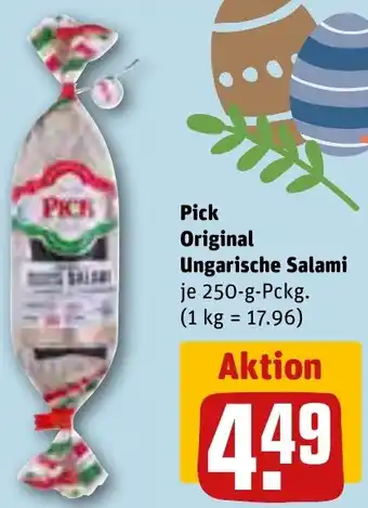 REWE Pick Original Ungarische Salami 250 g Pckg. Angebot