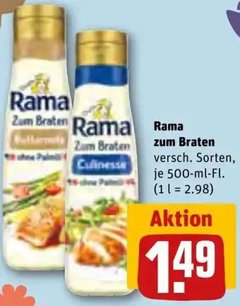 REWE Rama zum Braten 500 ml Fl. Angebot