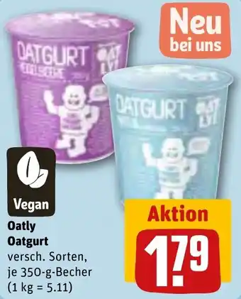 REWE Oatly Oatgurt 350-g-Becher Angebot