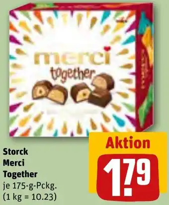 REWE Storck Merci Together 175 g Pckg. Angebot