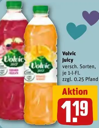 REWE Volvic Juicy 1 L-Fl. Angebot