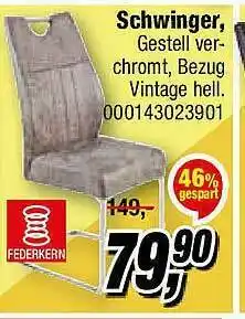 Opti Wohnwelt Schwinger Gestell Verchromt Angebot