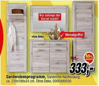 Opti Wohnwelt Garderobenprogramm Angebot