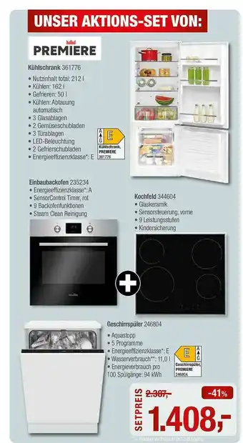 Opti Wohnwelt Kühlschrank 36176 Premiere Angebot