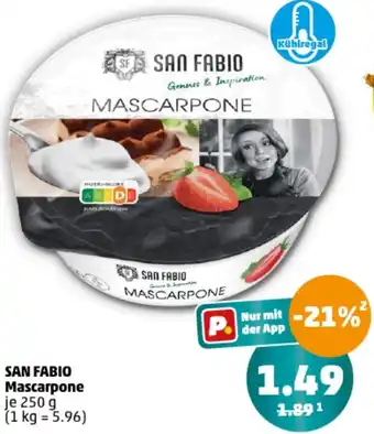 PENNY SAN FABIO Mascarpone 250 g Angebot