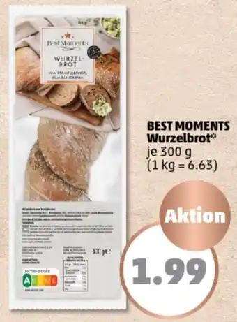 PENNY BEST MOMENTS Wurzelbrot 300 g Angebot