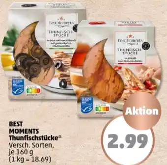 PENNY BEST MOMENTS Thunfischstücke 160 g Angebot