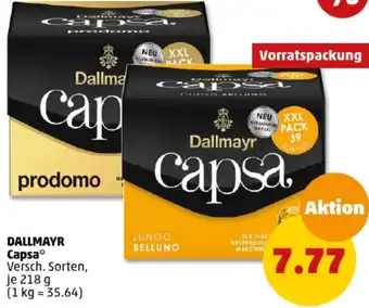 PENNY DALLMAYR Capsa 218 g Angebot