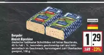 Edeka Bergader Almzeit Alpenkäse Angebot