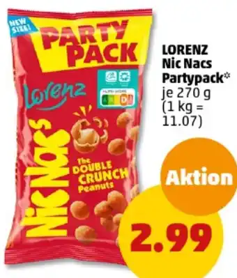 PENNY LORENZ Nic Nacs Partypack 270 g Angebot