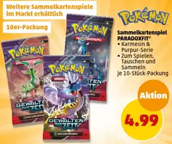 PENNY Pokémon Sammelkartenspiel PARADOXFIT Angebot